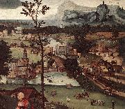 Joachim Patinir Landscape with the Rest on the Flight painting